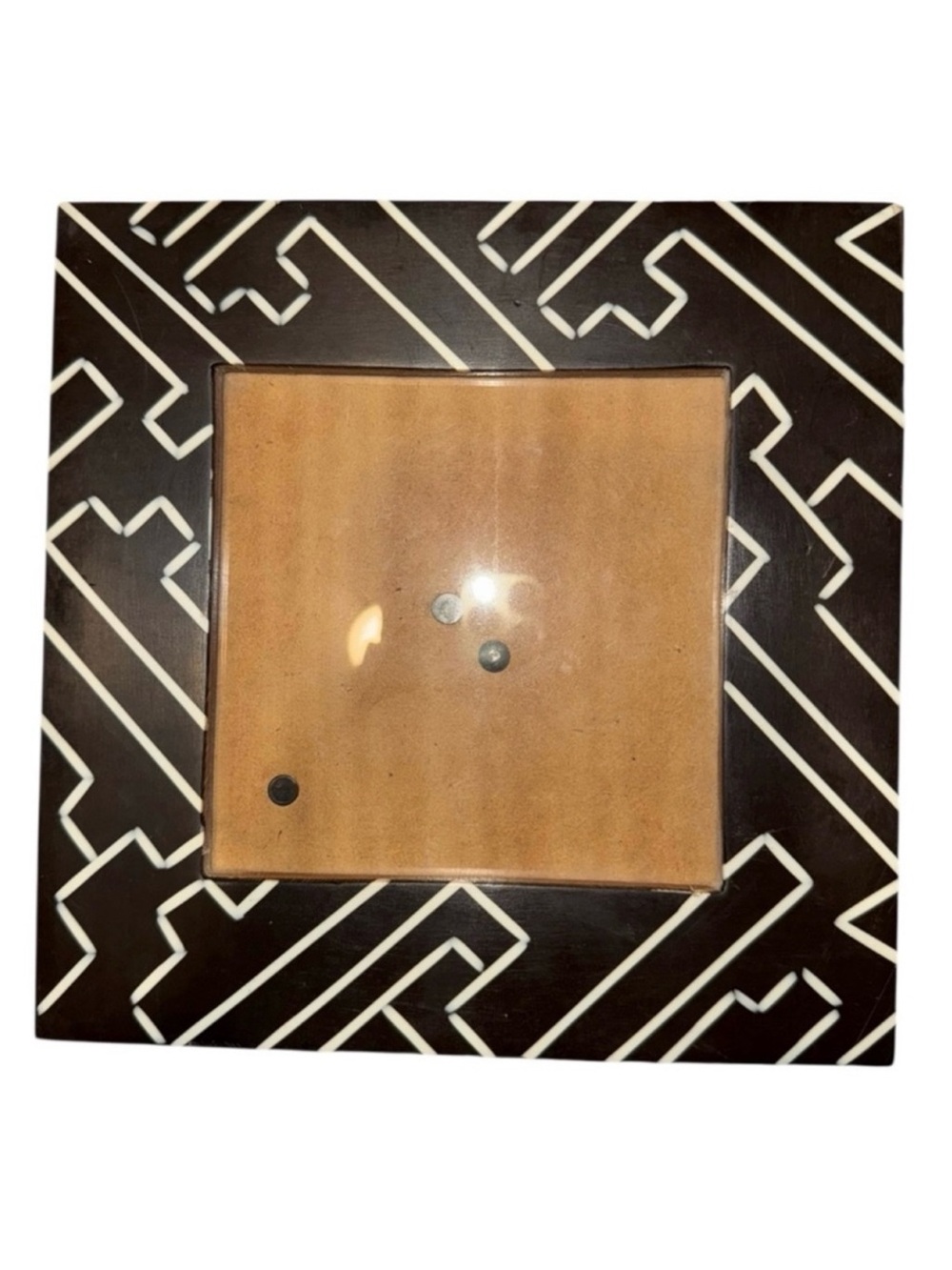 Geometric Black and White Picture Frame
